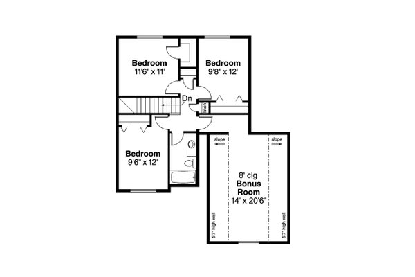 Home Plan - Farmhouse Floor Plan - Upper Floor Plan #124-538