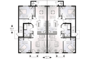Southern Style House Plan - 2 Beds 1 Baths 3808 Sq/Ft Plan #23-516 