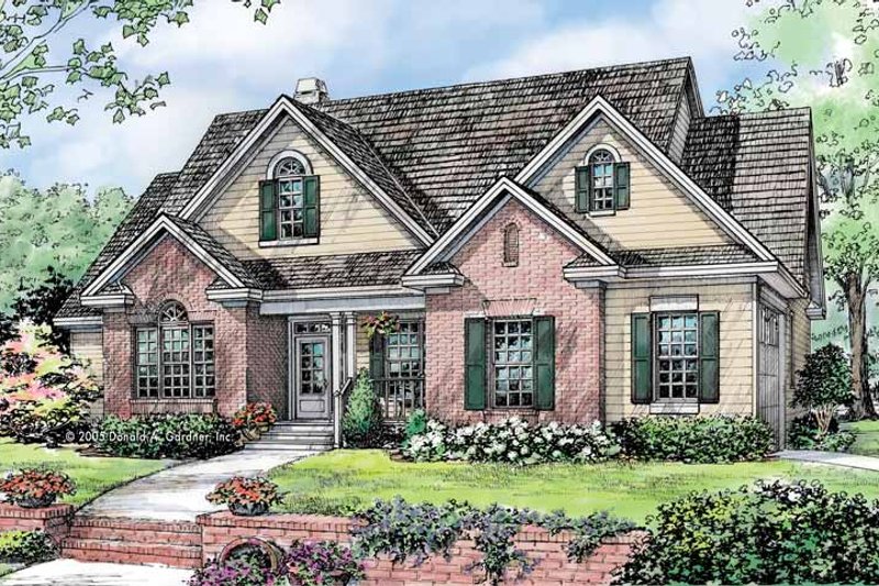 Home Plan - Traditional Exterior - Front Elevation Plan #929-781