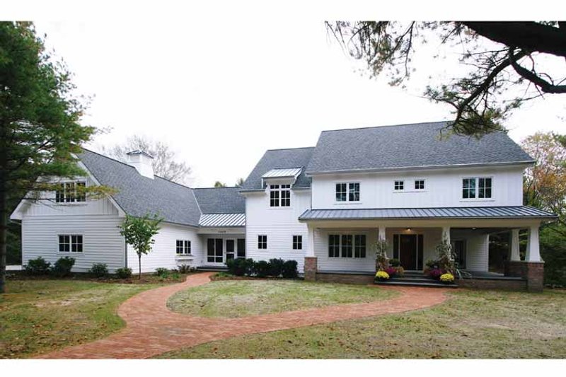 Home Plan - Exterior - Front Elevation 4 for Colonial House Plan #928-97 - 4 bed, 3.5 bath