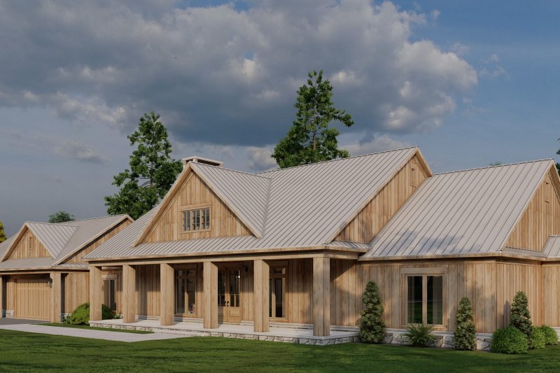 House Plan Design - Exterior - Other Elevation for Farmhouse House Plan #923-436 - 3 bed, 2.5 bath
