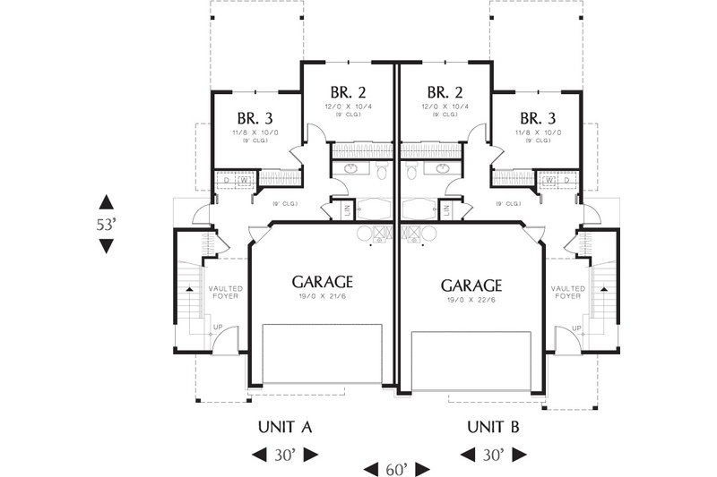 Home Plan - Floor Plan - Main Floor for Craftsman House Plan #48-627 - 3 bed, 2.5 bath