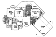 Traditional Style House Plan - 4 Beds 3.5 Baths 3577 Sq/Ft Plan #52-128 