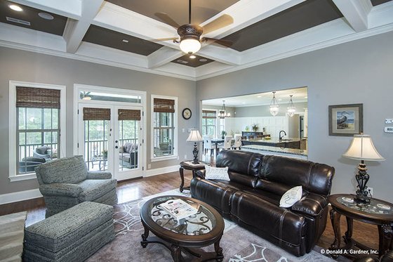 Interior - Family Room 1 for Country House Plan #929-969 - 4 bed, 3 bath