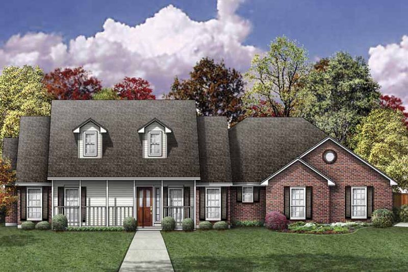 Home Plan - Exterior - Front Elevation 3 for Traditional House Plan #84-762 - 2 bed, 2 bath