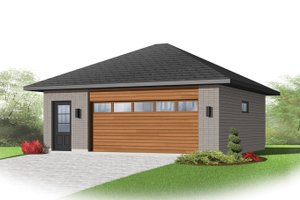 Contemporary Exterior - Front Elevation Plan #23-2564