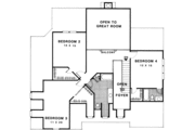 Southern Style House Plan - 4 Beds 3.5 Baths 3050 Sq/Ft Plan #56-207 