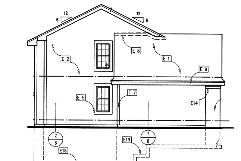 Home Plan - Exterior - Other Elevation for Country House Plan #320-550 - 3 bed, 2.5 bath