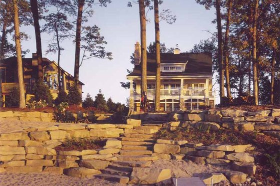 Exterior - Rear Elevation 5 for Bungalow House Plan #928-22 - 5 bed, 3.5 bath