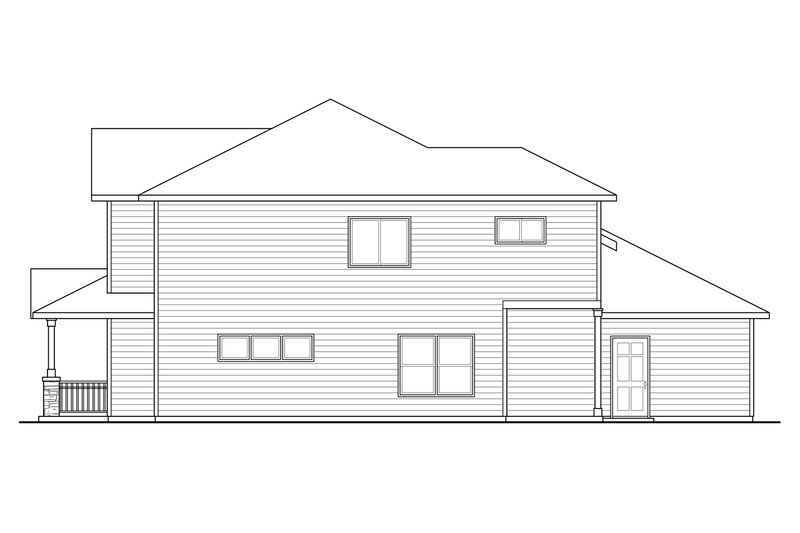 Home Plan - Exterior - Other Elevation 1 for Country House Plan #124-1077 - 6 bed, 6 bath