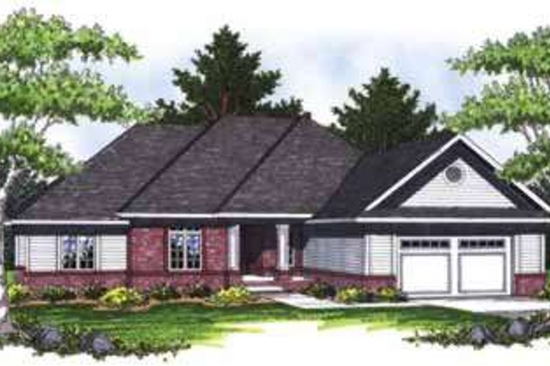 Architectural House Design - Traditional Exterior - Front Elevation Plan #70-833