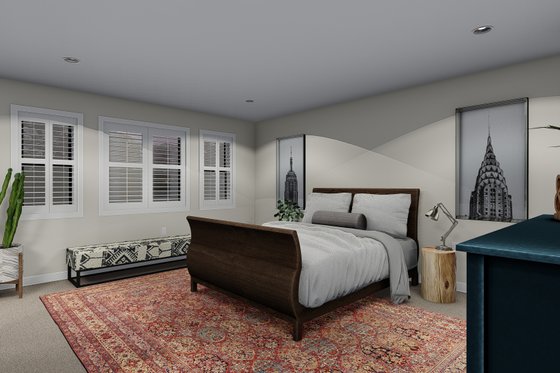 Interior - Master Bedroom for Traditional House Plan #1060-63 - 3 bed, 2.5 bath