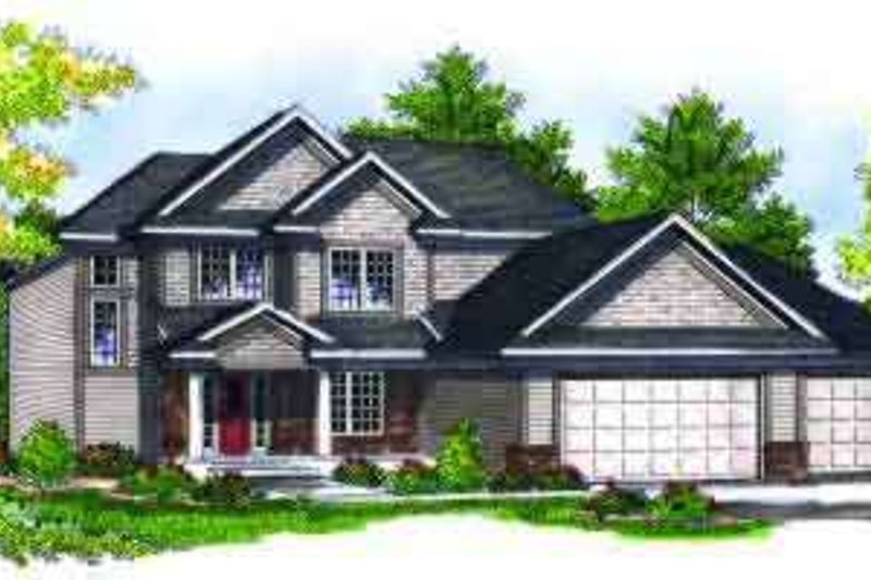 Home Plan - Traditional Exterior - Front Elevation Plan #70-685