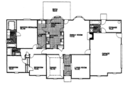 Ranch Style House Plan - 3 Beds 3 Baths 2155 Sq/Ft Plan #30-283 