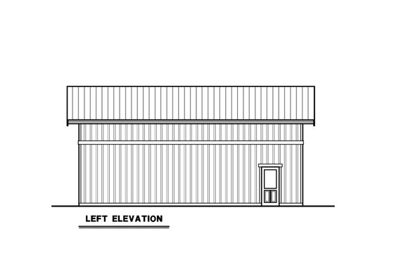 Exterior - Other Elevation for Barndominium House Plan #1070-241 - 1 bed, 1 bath