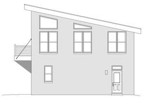 Exterior - Other Elevation 1 for Contemporary House Plan #932-149 - 1 bed, 1.5 bath