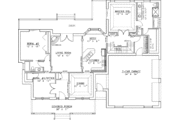 Colonial Style House Plan - 3 Beds 2 Baths 2022 Sq/Ft Plan #117-161 
