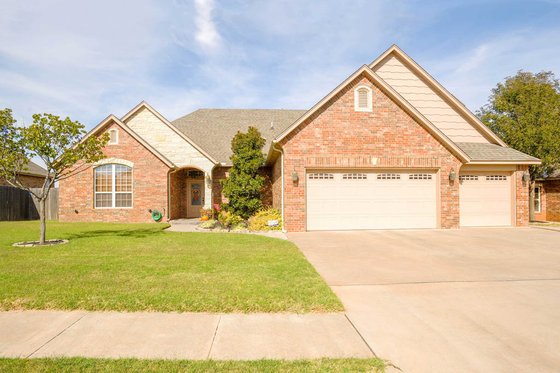 Exterior - Front Elevation for European House Plan #65-413 - 4 bed, 2 bath