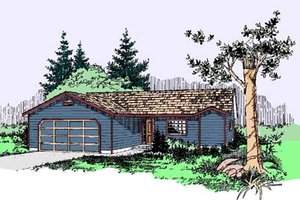 Traditional Exterior - Front Elevation Plan #60-523