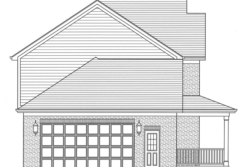 Traditional Style House Plan - 4 Beds 2.5 Baths 1929 Sq/Ft Plan #46-496 ...