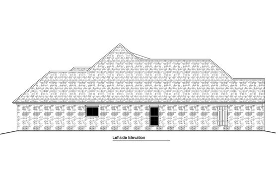 Exterior - Other Elevation for Traditional House Plan #1081-13 - 3 bed, 2.5 bath