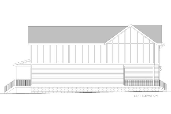 Exterior - Other Elevation 1 for Farmhouse House Plan #1085-8 - 3 bed, 2.5 bath