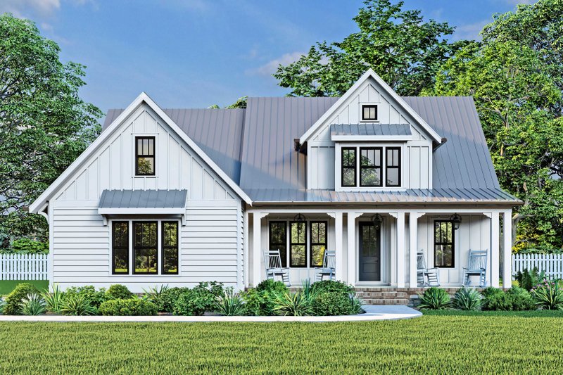 House Plan Design - Farmhouse Exterior - Front Elevation Plan #927-1029
