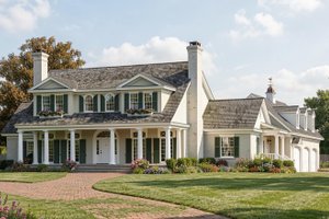 Architectural House Design - Exterior - Front Elevation for Southern House Plan #137-418 - 5 bed, 5.5 bath