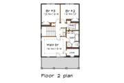 Craftsman Style House Plan - 3 Beds 2.5 Baths 1811 Sq/Ft Plan #79-352 