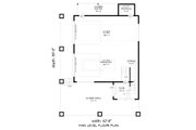 Country Style House Plan - 1 Beds 1 Baths 1319 Sq/Ft Plan #932-99 