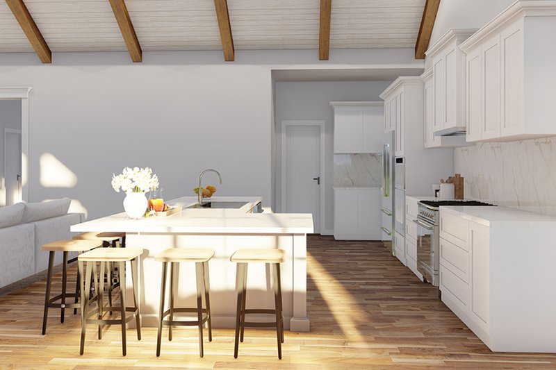 Home Plan - Interior - Kitchen 3 for Farmhouse House Plan #923-327 - 3 bed, 2.5 bath