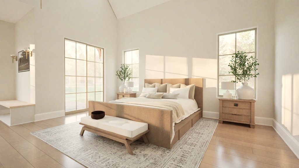 Interior - Master Bedroom for Modern House Plan #1116-54 - 4 bed, 4.5 bath