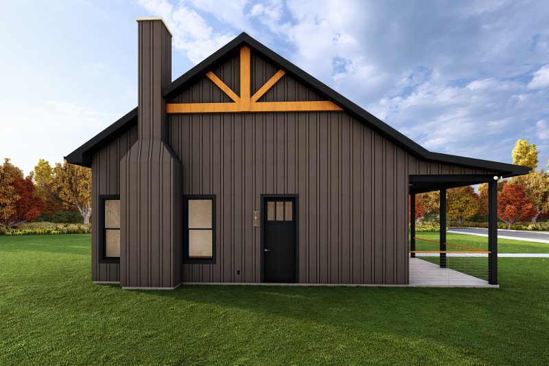 Dream House Plan - Exterior - Other Elevation for Farmhouse House Plan #1127-15 - 2 bed, 2 bath