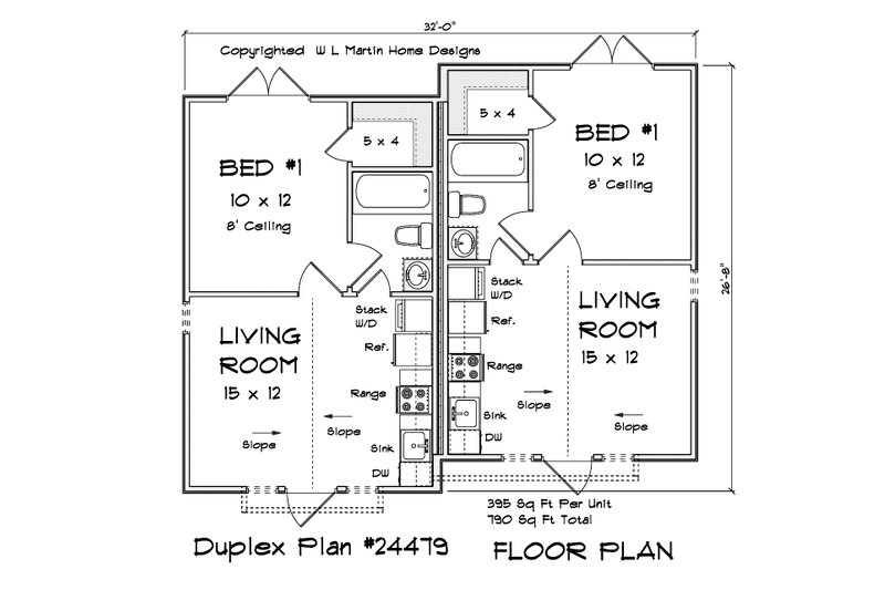 Dream House Plan - Floor Plan - Main Floor for Cottage House Plan #513-2272 - 1 bed, 1 bath