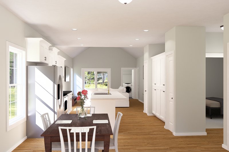 House Blueprint - Interior - Kitchen for Cottage House Plan #513-2316 - 2 bed, 2 bath