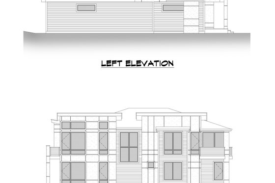 Exterior - Other Elevation for Contemporary House Plan #1066-138 - 4 bed, 3 bath