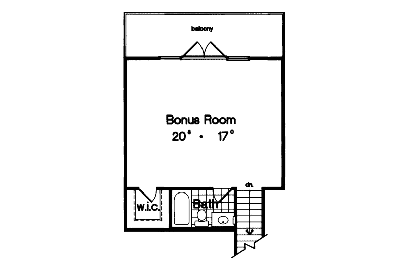 Home Plan - Floor Plan - Other Floor for Country House Plan #417-757 - 4 bed, 3.5 bath