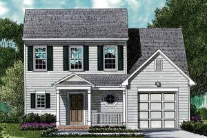 House Design - Colonial Exterior - Front Elevation Plan #453-372