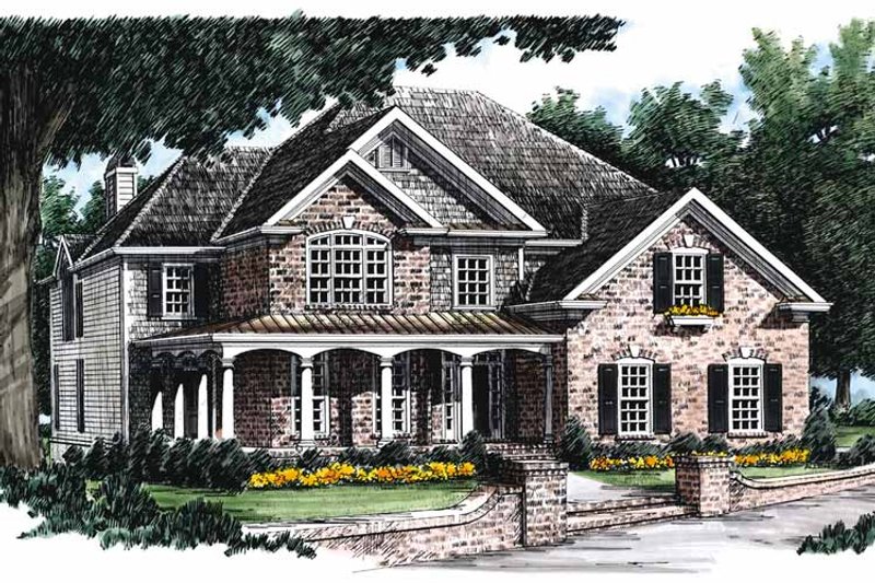 Dream House Plan - Exterior - Front Elevation 5 for Country House Plan #927-672 - 4 bed, 4 bath