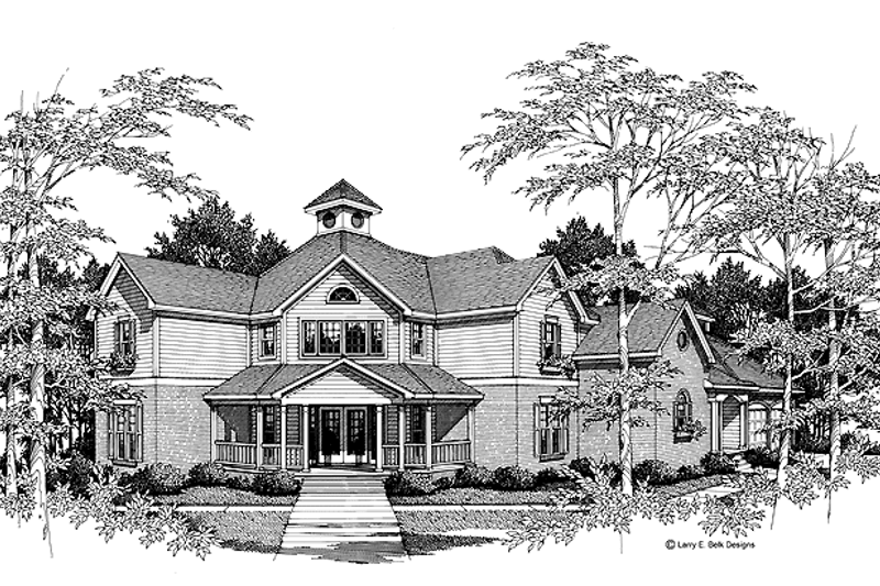 Home Plan - Country Exterior - Front Elevation Plan #952-176