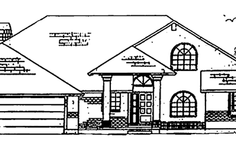 Dream House Plan - Traditional Exterior - Front Elevation Plan #945-49