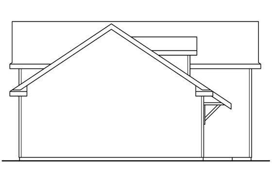 Exterior - Other Elevation for Traditional House Plan #124-996, 0 bath