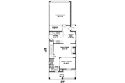 Southern Style House Plan - 3 Beds 2.5 Baths 1749 Sq/Ft Plan #81-455 