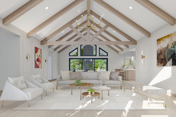 Interior - Family Room for Country House Plan #1064-360 - 3 bed, 2 bath