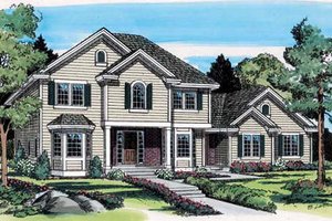 Traditional Exterior - Front Elevation Plan #312-384