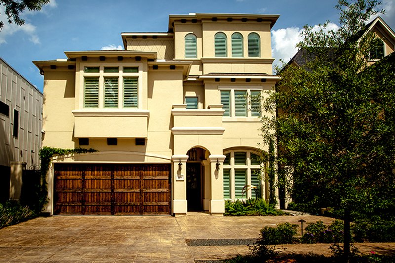 Architectural House Design - Exterior - Front Elevation 4 for Mediterranean House Plan #1021-13 - 3 bed, 4.5 bath