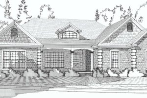 Traditional Exterior - Front Elevation Plan #63-194