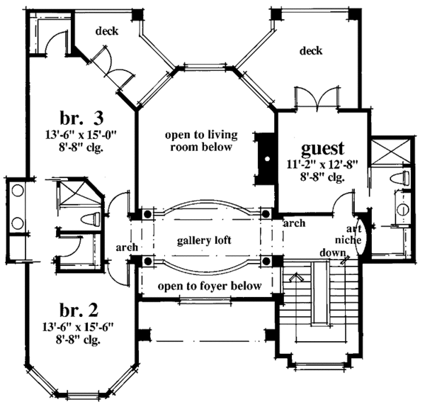 House Blueprint - ALT upper floor