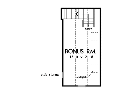 Floor Plan - Other Floor for Country House Plan #929-344 - 3 bed, 2 bath