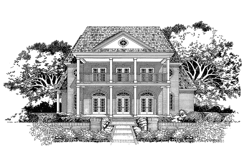 House Plan Design - Classical Exterior - Front Elevation Plan #472-229